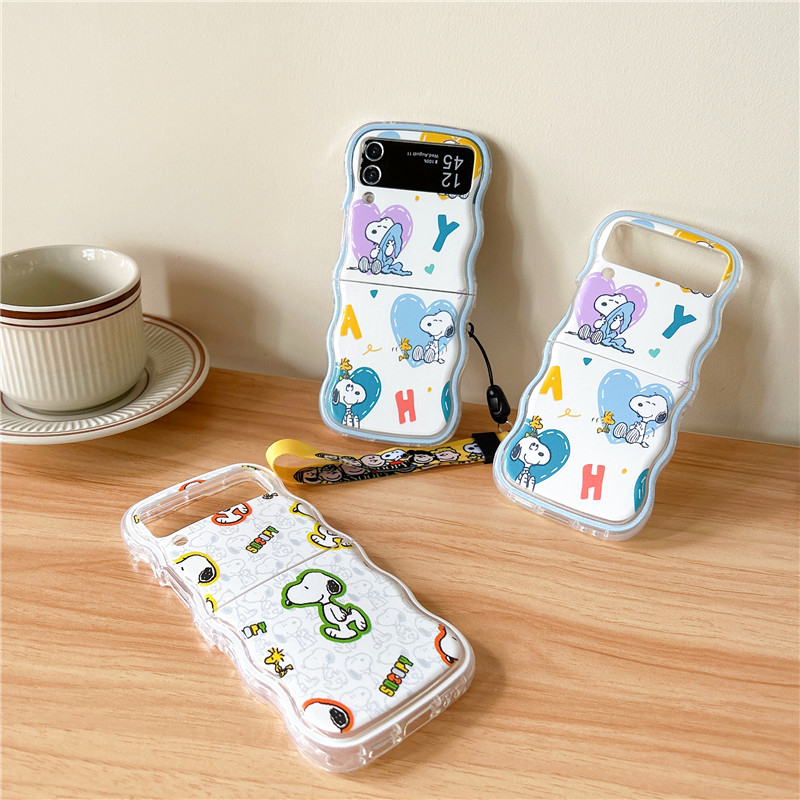 Phone Cases Z Flip 6 - Cute Cartoon Peanuts Snoopy Phone Case