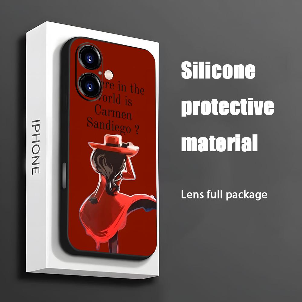 Phone Cases Popular - Hot Carmen Sandiego Cartoon Phone Case