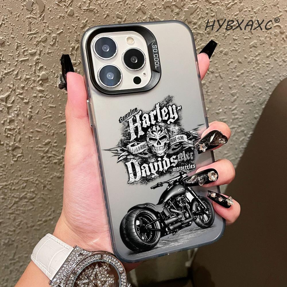 Phone Cases Trending - HYBXAXC Gothic H-harley Skull Motorcycle Design