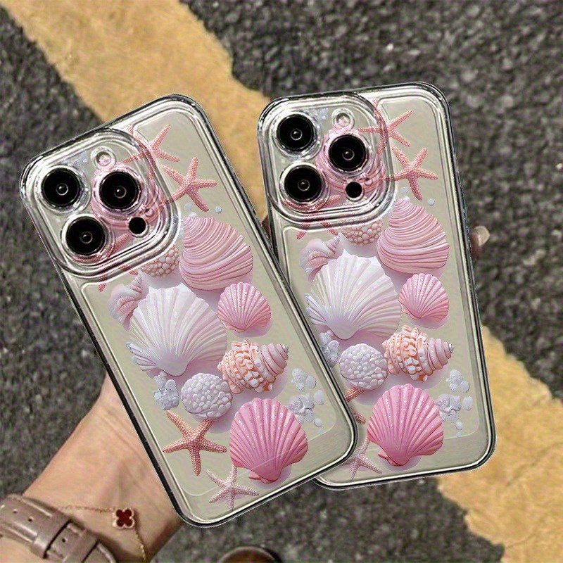 Phone Cases Trending - Trendy Pink Seashell Phone Case For
