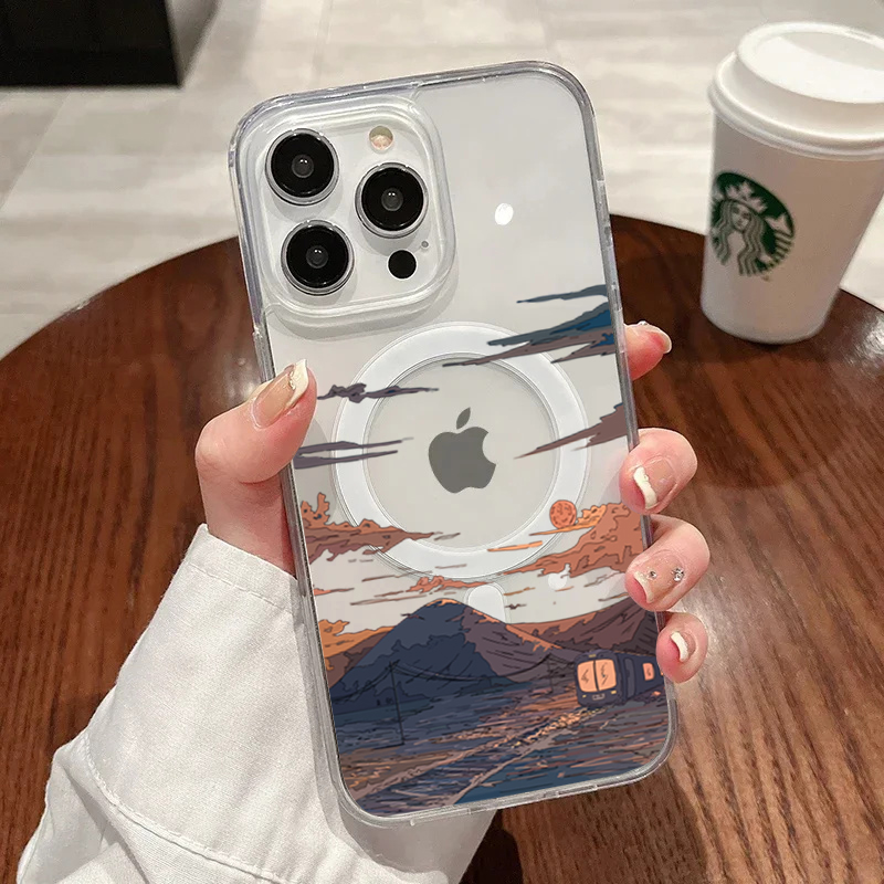 Phone Cases Trending - Sunset Pattern Fashion Phone Case For