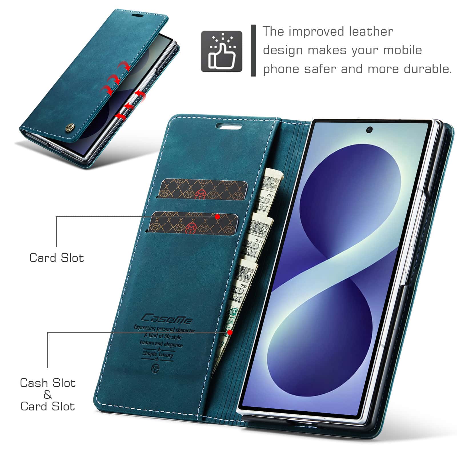 Leather Flip Wallet Case for S - đánh giá và giá Leather Folio Wallet Case