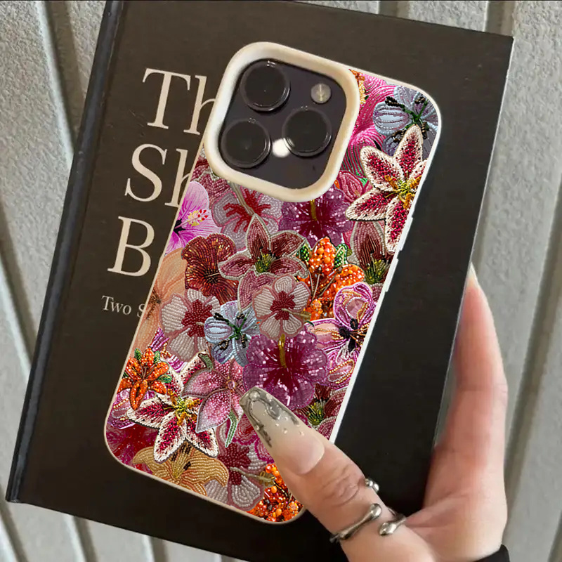 Luxurious Beaded Flower Lychee - đánh giá và giá Phone Cases Expensive