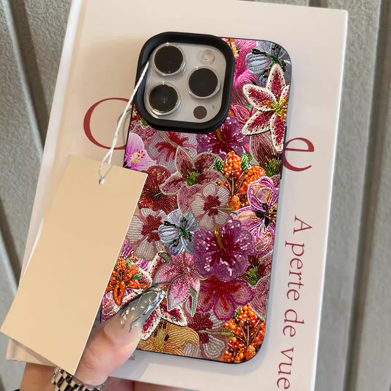 Luxurious Beaded Flower Lychee - đánh giá và giá Phone Cases Expensive