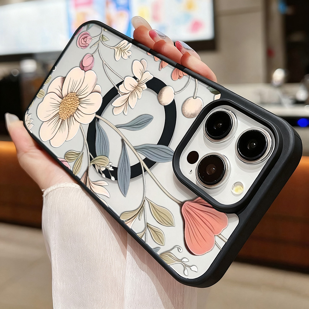 Black Frame Floral Anti-fall P - đánh giá và giá Phone Cases For Iphone 17