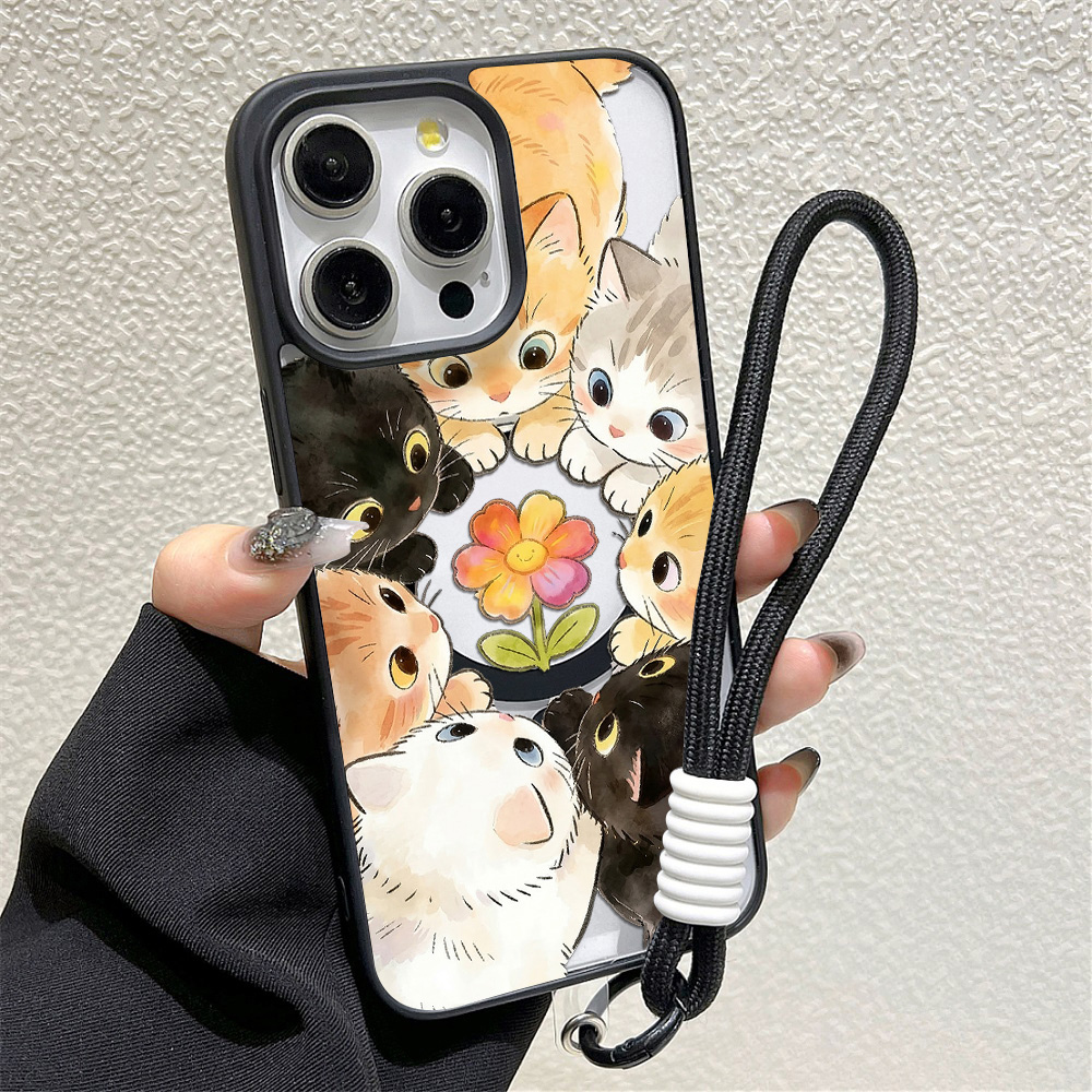 Black Frame Floral Anti-fall P - đánh giá và giá Phone Cases For Iphone 17