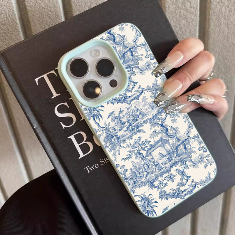 Fashion Blue White Porcelain P - đánh giá và giá Phone Cases Trending