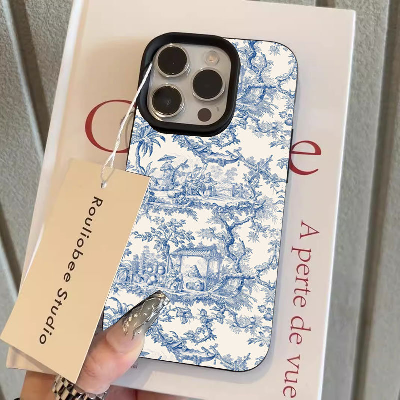 Fashion Blue White Porcelain P - đánh giá và giá Phone Cases Trending