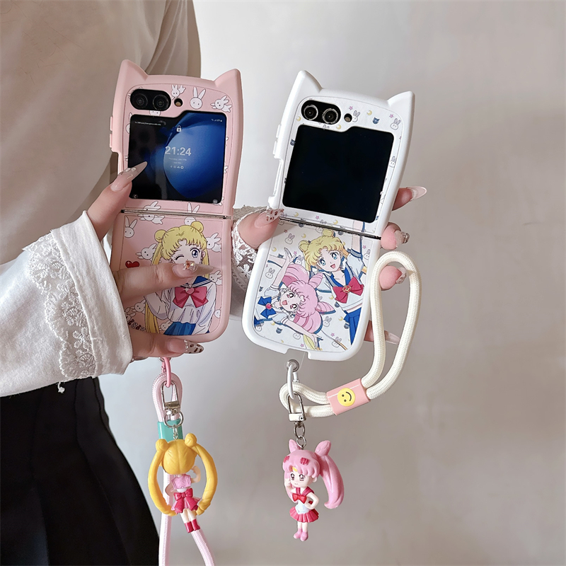 Cute Cartoon Japan Anime Sailo - đánh giá và giá Phone Cases Z Flip 6