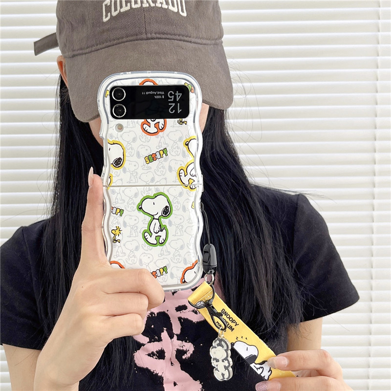 Cute Cartoon Peanuts Snoopy Ph - đánh giá và giá Phone Cases Z Flip 6