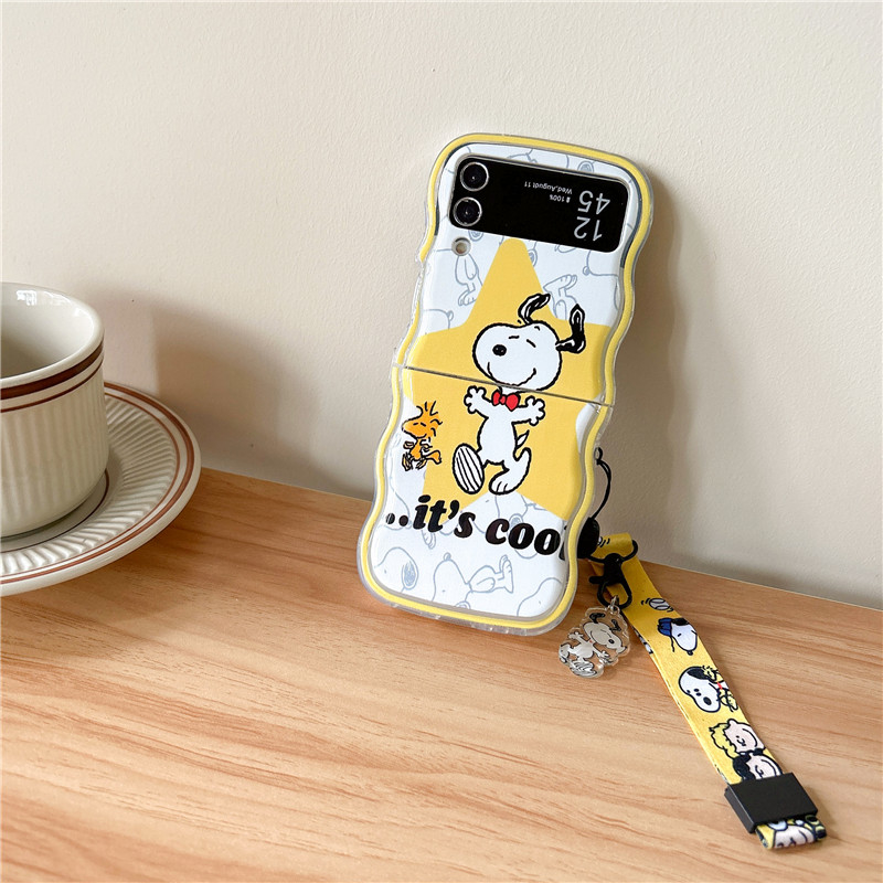 Cute Cartoon Peanuts Snoopy Ph - đánh giá và giá Phone Cases Z Flip 6