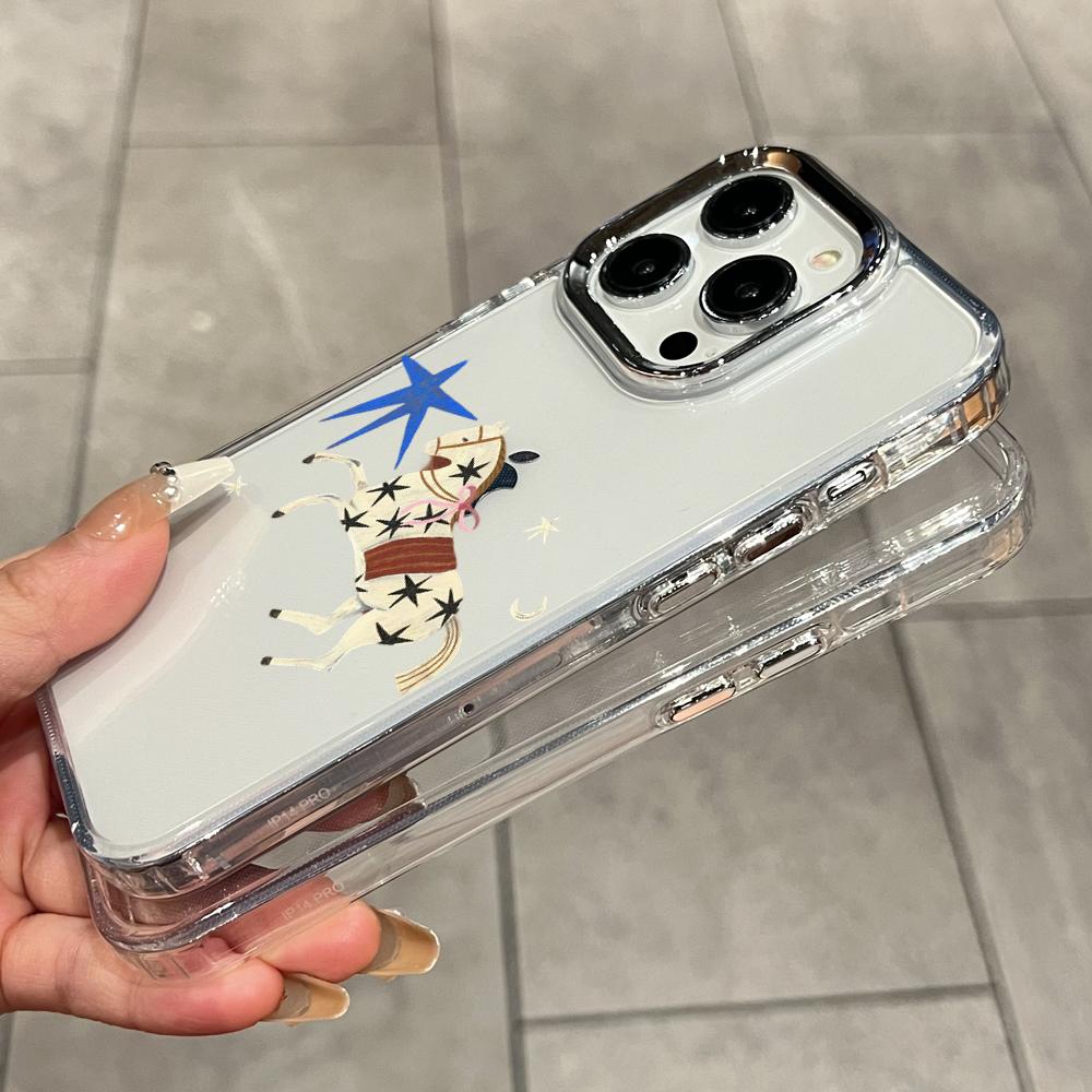 HD Ins Korean Red Brown Star H - đánh giá và giá Phone Cases Brown