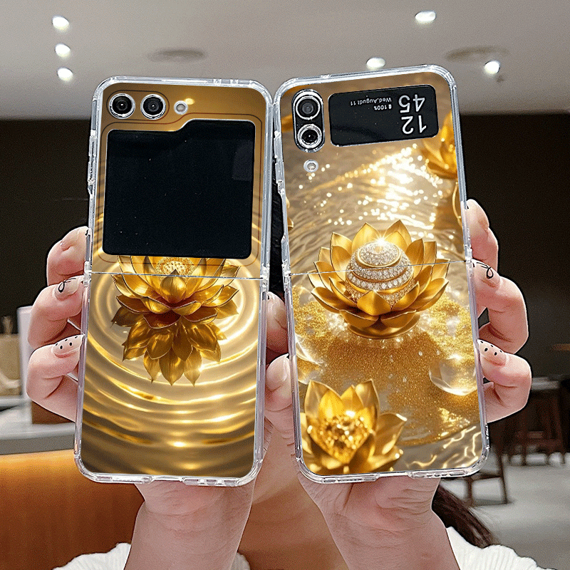 Creative Golden Lotus Flower P - đánh giá và giá Phone Cases Z Flip 6