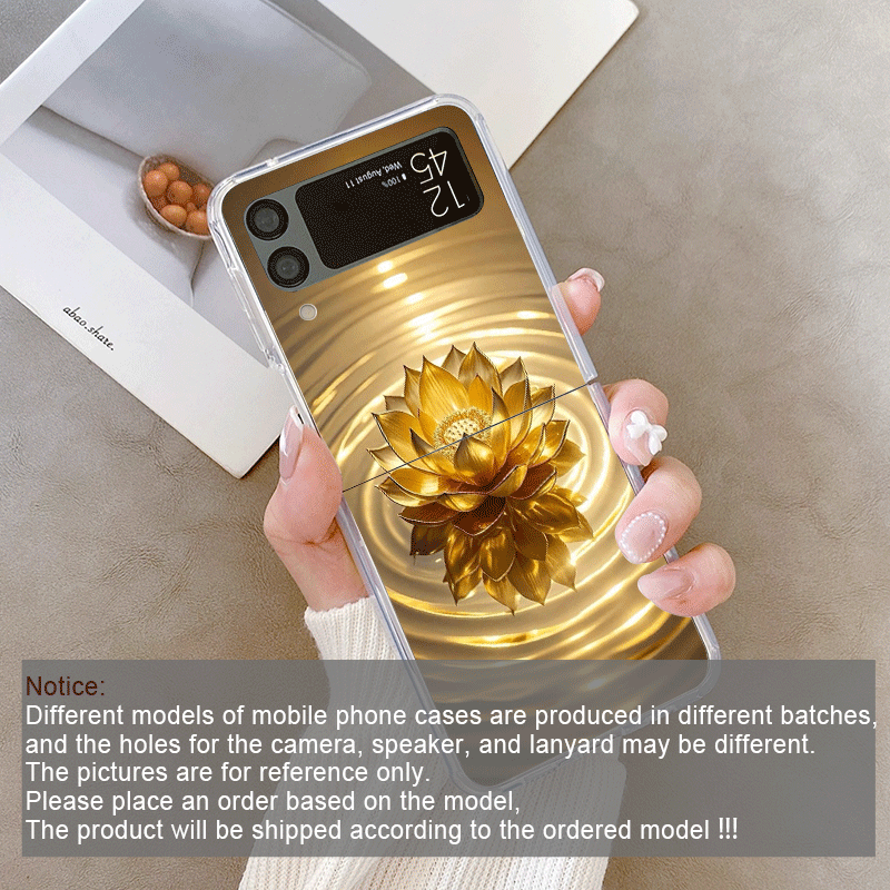 Creative Golden Lotus Flower P - đánh giá và giá Phone Cases Z Flip 6