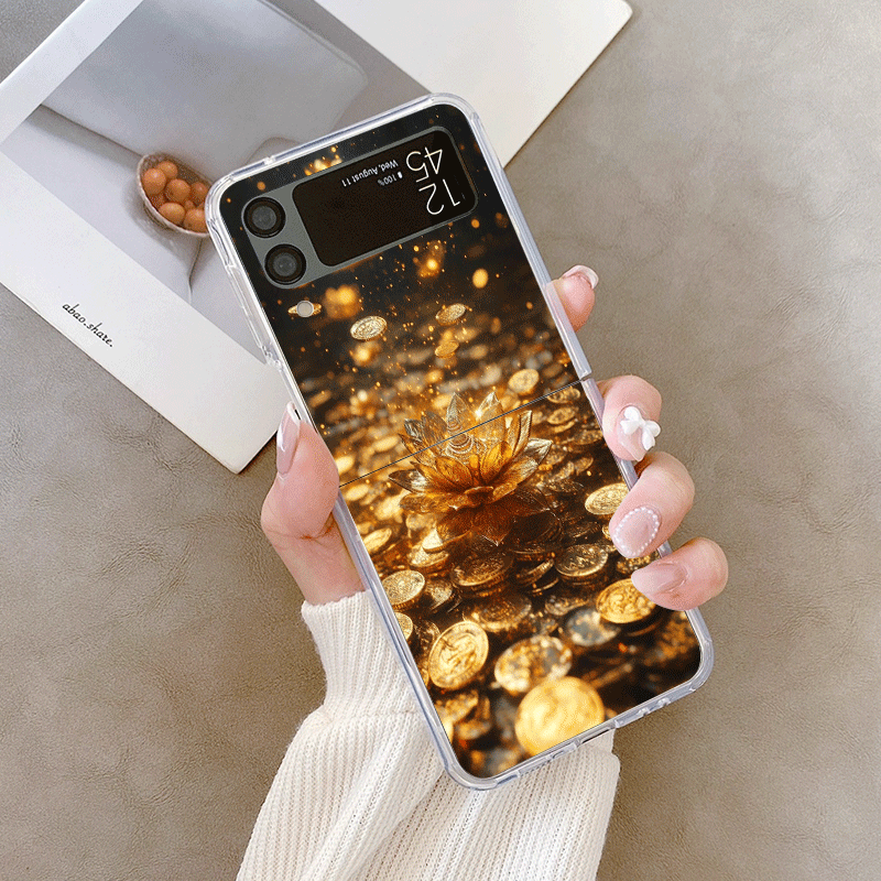 Creative Golden Lotus Flower P - đánh giá và giá Phone Cases Z Flip 6