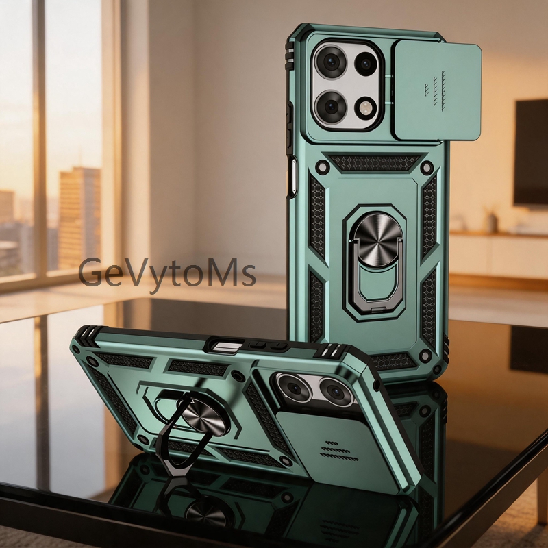 Military 360° Ring Armor Case  - đánh giá và giá Phone Cases Moto G 2025