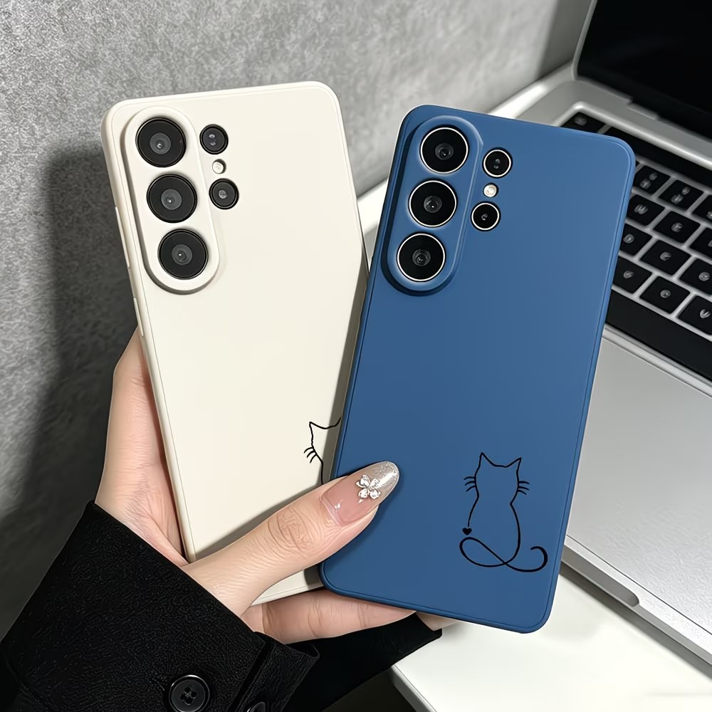 Minimalis Line Art Cat Sketch  - đánh giá và giá Phone Cases Drawing