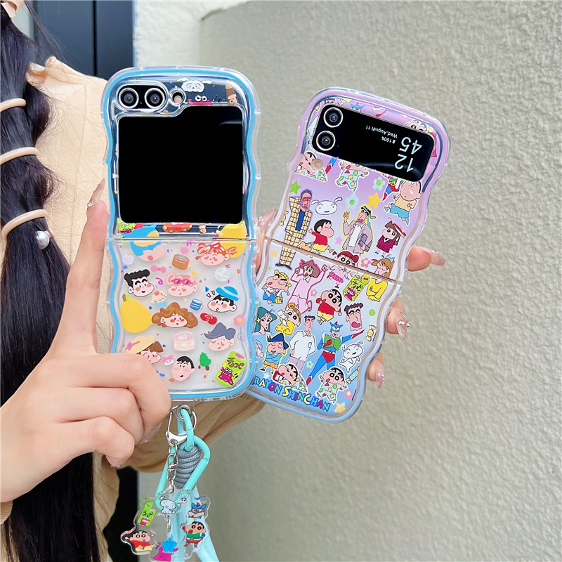 Cute Cartoon Japan Anime Crayo - đánh giá và giá Phone Cases Z Flip 6