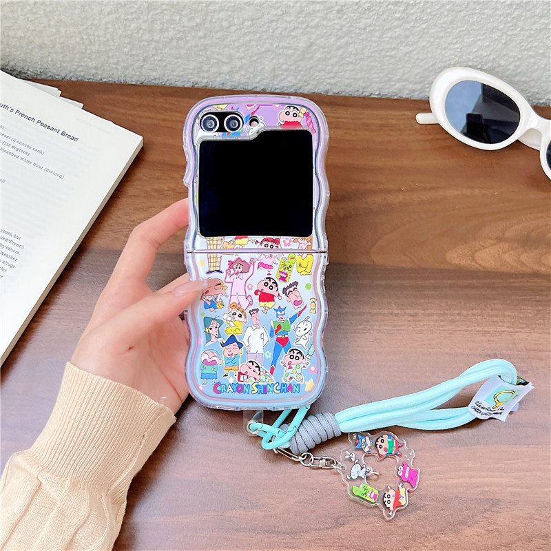 Cute Cartoon Japan Anime Crayo - đánh giá và giá Phone Cases Z Flip 6