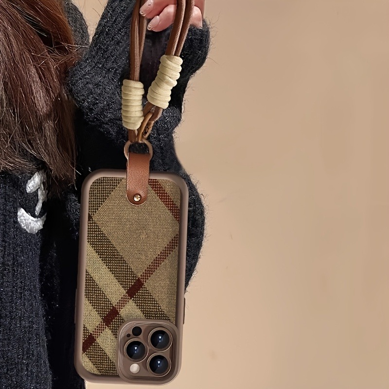 Brown Stripes Lanyard Strap Ro - đánh giá và giá Phone Cases Brown