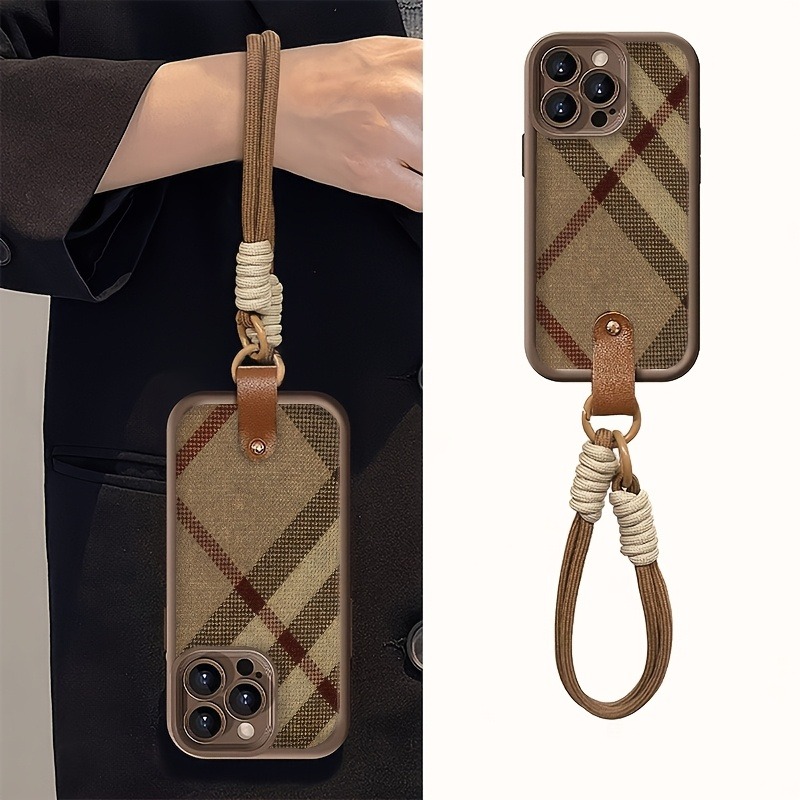 Brown Stripes Lanyard Strap Ro - đánh giá và giá Phone Cases Brown