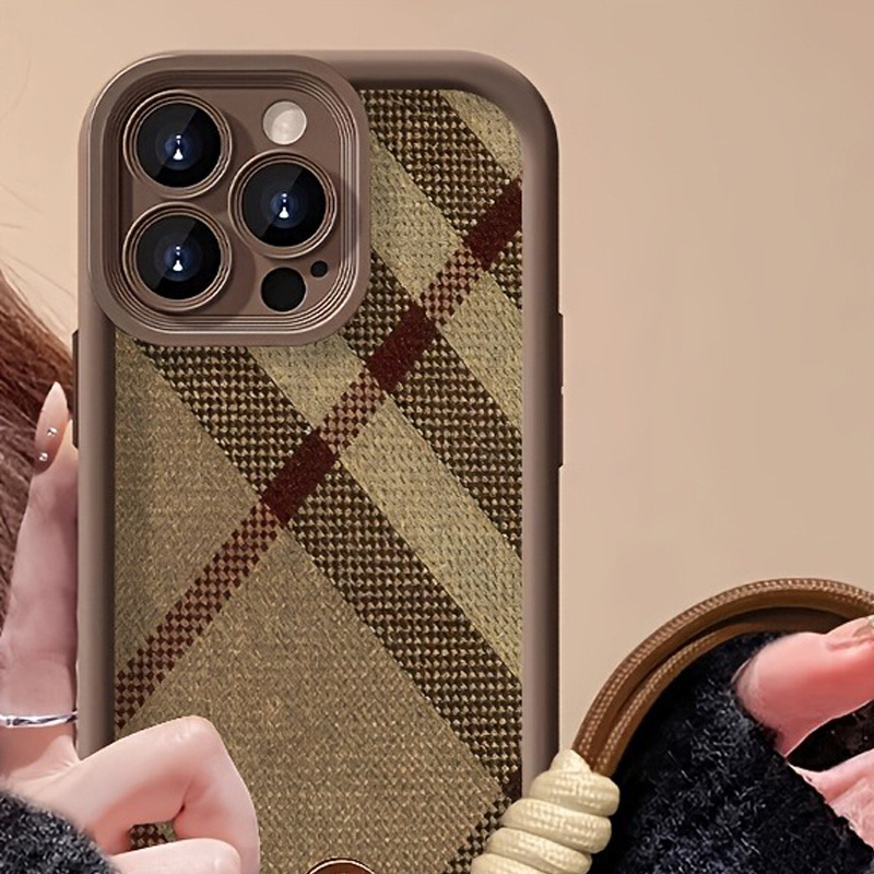 Brown Stripes Lanyard Strap Ro - đánh giá và giá Phone Cases Brown