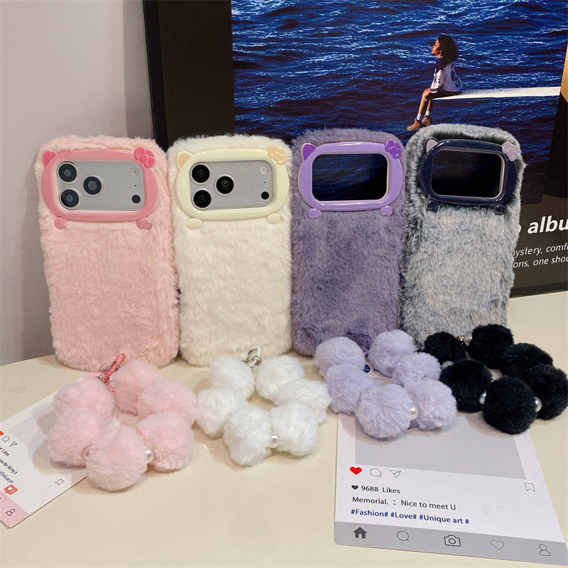 Luxury Solid Colors Furry Plus - đánh giá và giá Phone Cases For Iphone 17