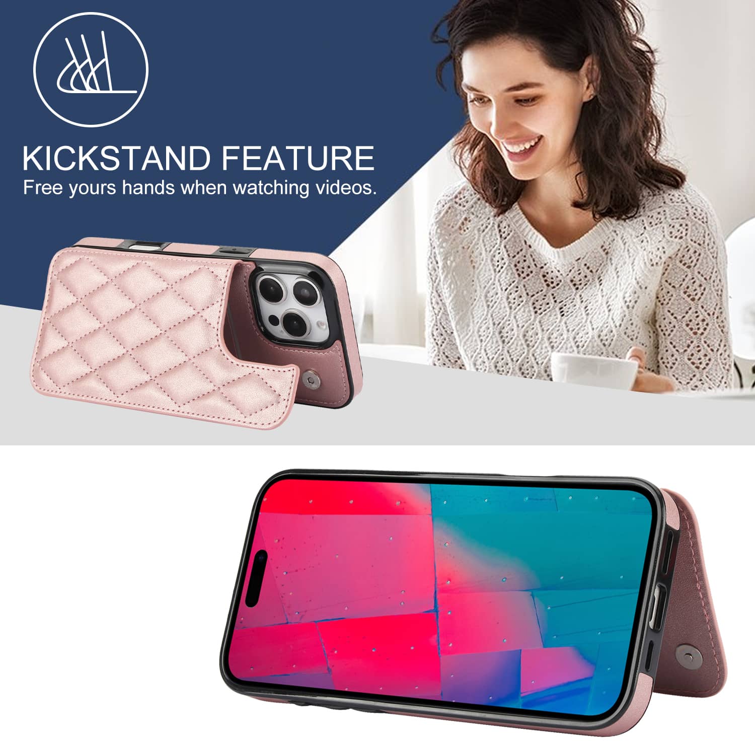 For iPhone 16 Pro Max iPhone 1 - đánh giá và giá Leather Folio Wallet Case