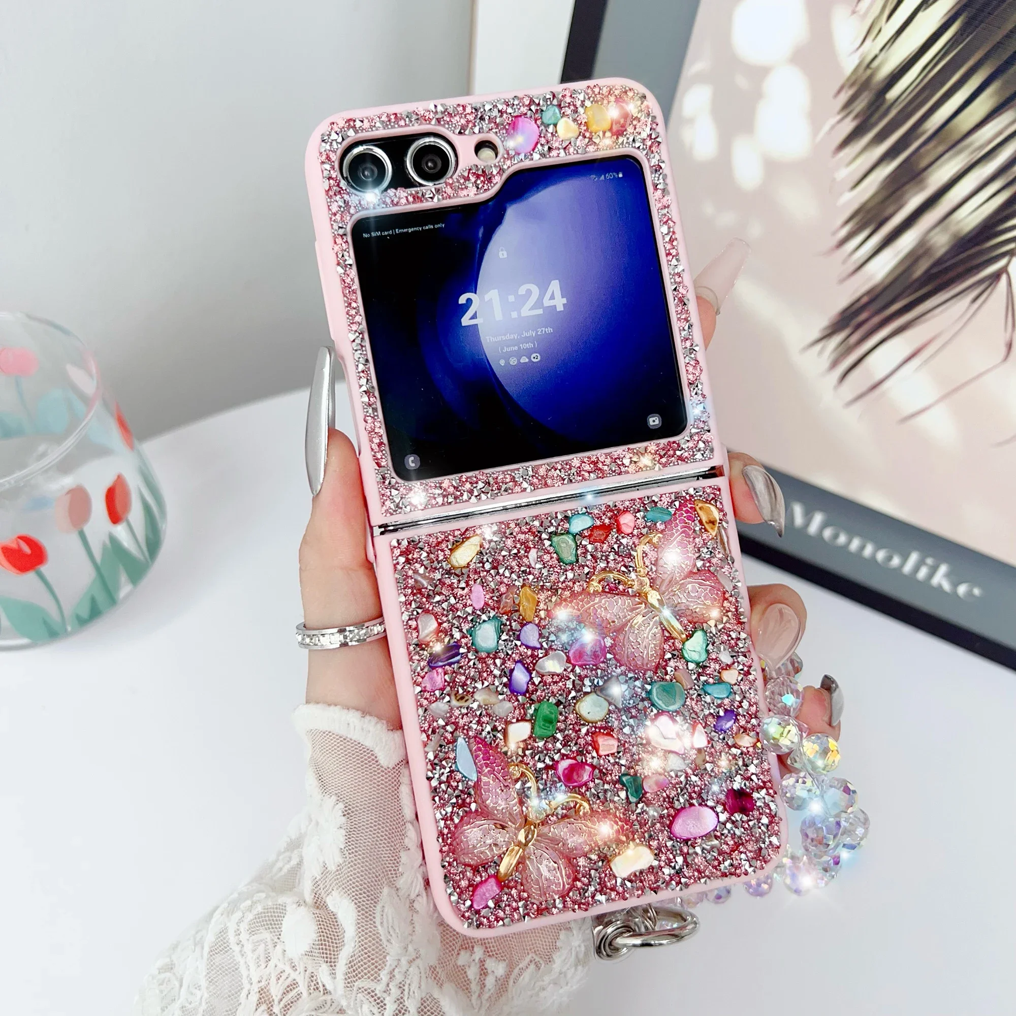 Luxury Glitter Phone Case For  - đánh giá và giá Phone Cases Z Flip 6