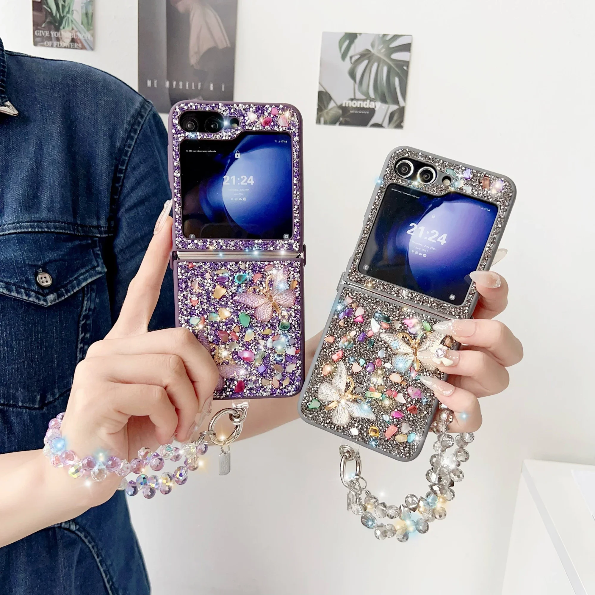 Luxury Glitter Phone Case For  - đánh giá và giá Phone Cases Z Flip 6