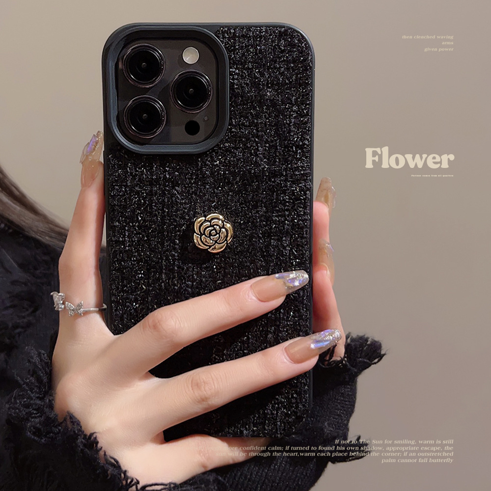 Luxury 3D Golden Camellia Flow - đánh giá và giá Phone Cases Expensive