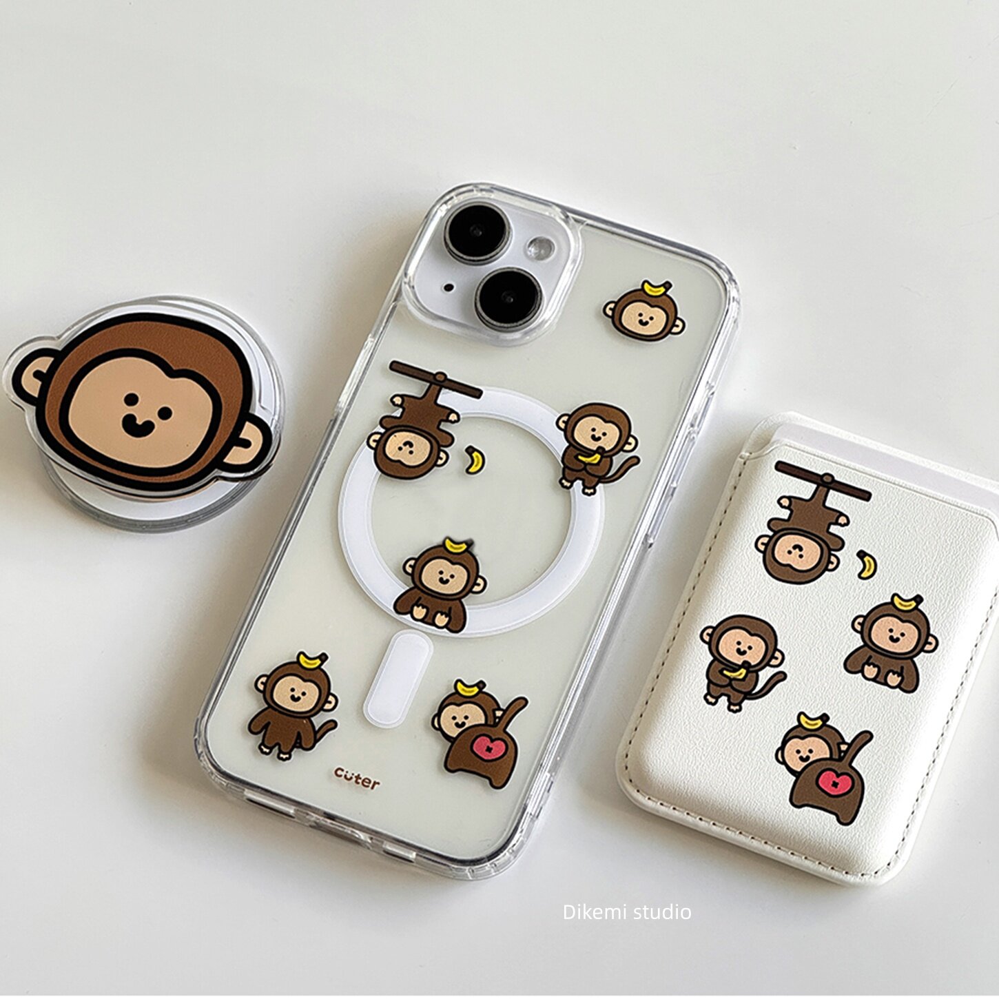 Brown Banana Baby Monkey Y2K I - đánh giá và giá Phone Cases Brown