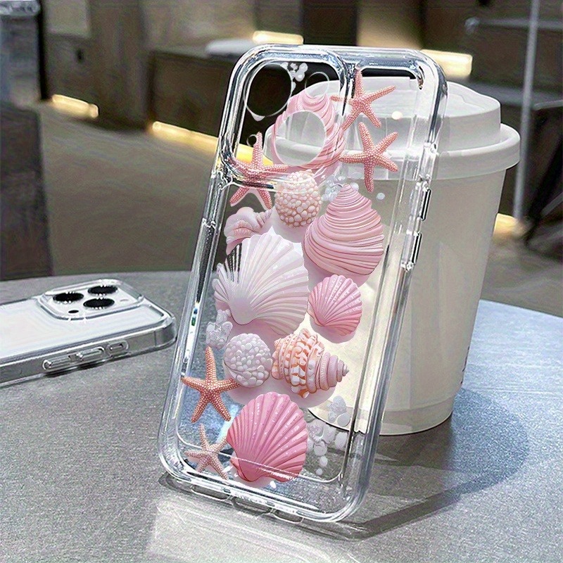 Trendy Pink Seashell Phone Cas - đánh giá và giá Phone Cases Trending