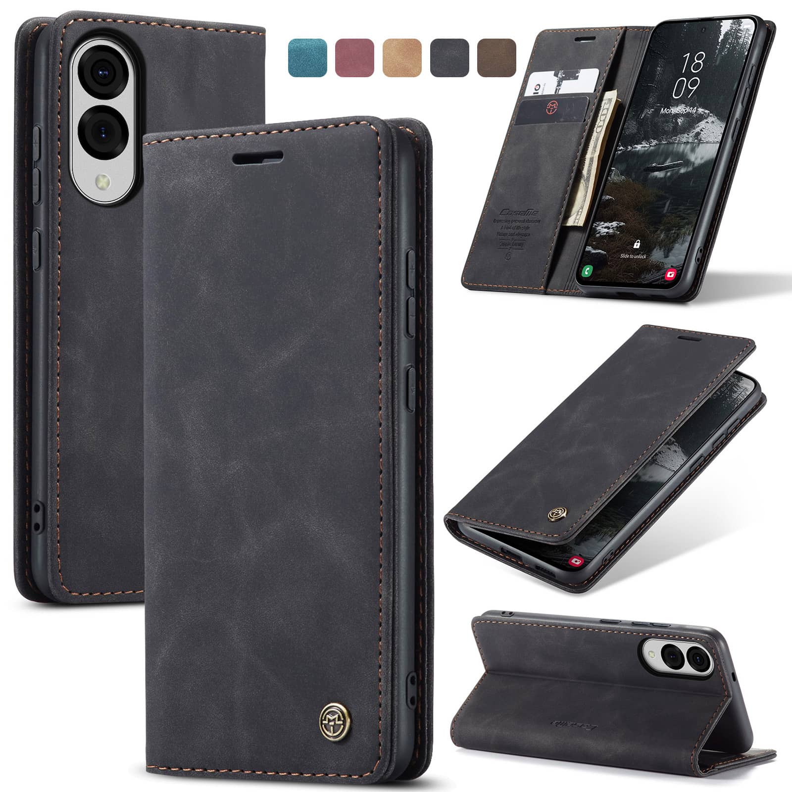 Flip Wallet Case for Samsung G - đánh giá và giá Leather Folio Wallet Case
