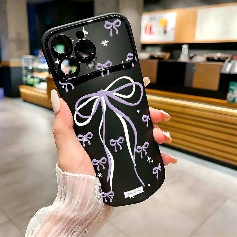 Large Purple Bow Star Doodle P - đánh giá và giá Phone Cases Drawing