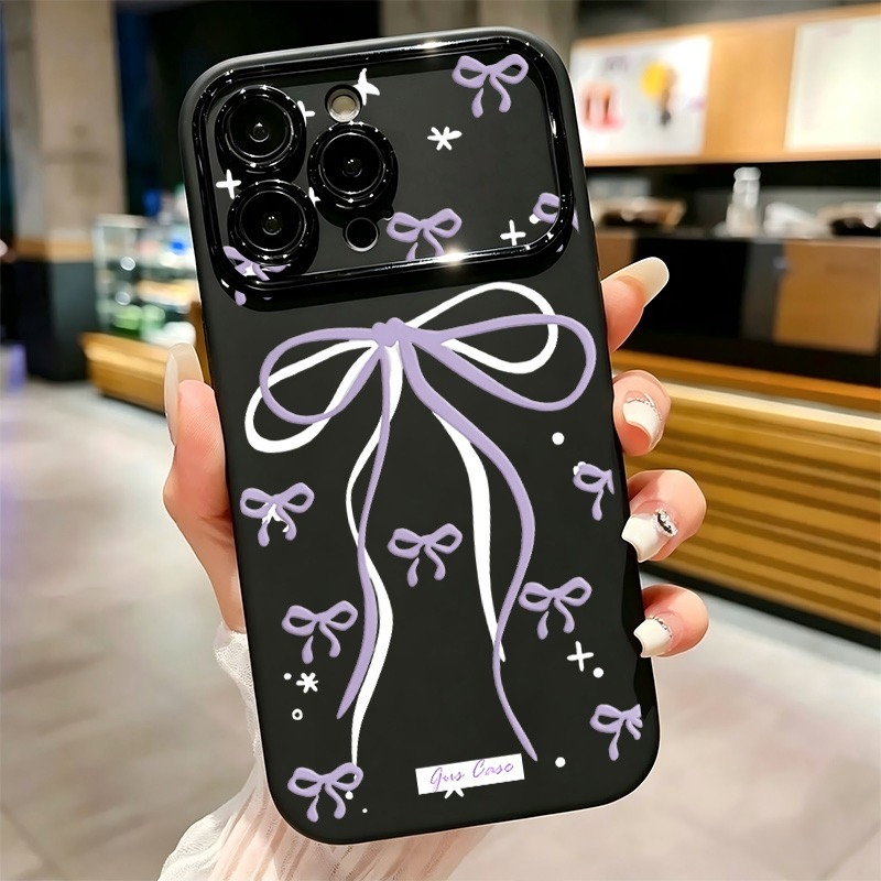 Large Purple Bow Star Doodle P - đánh giá và giá Phone Cases Drawing