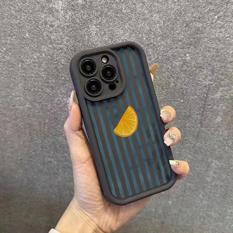 Striped Lemon Slice Pattern Ph - đánh giá và giá Phone Cases Popular