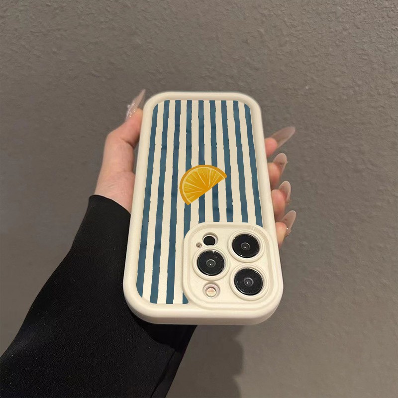 Striped Lemon Slice Pattern Ph - đánh giá và giá Phone Cases Popular