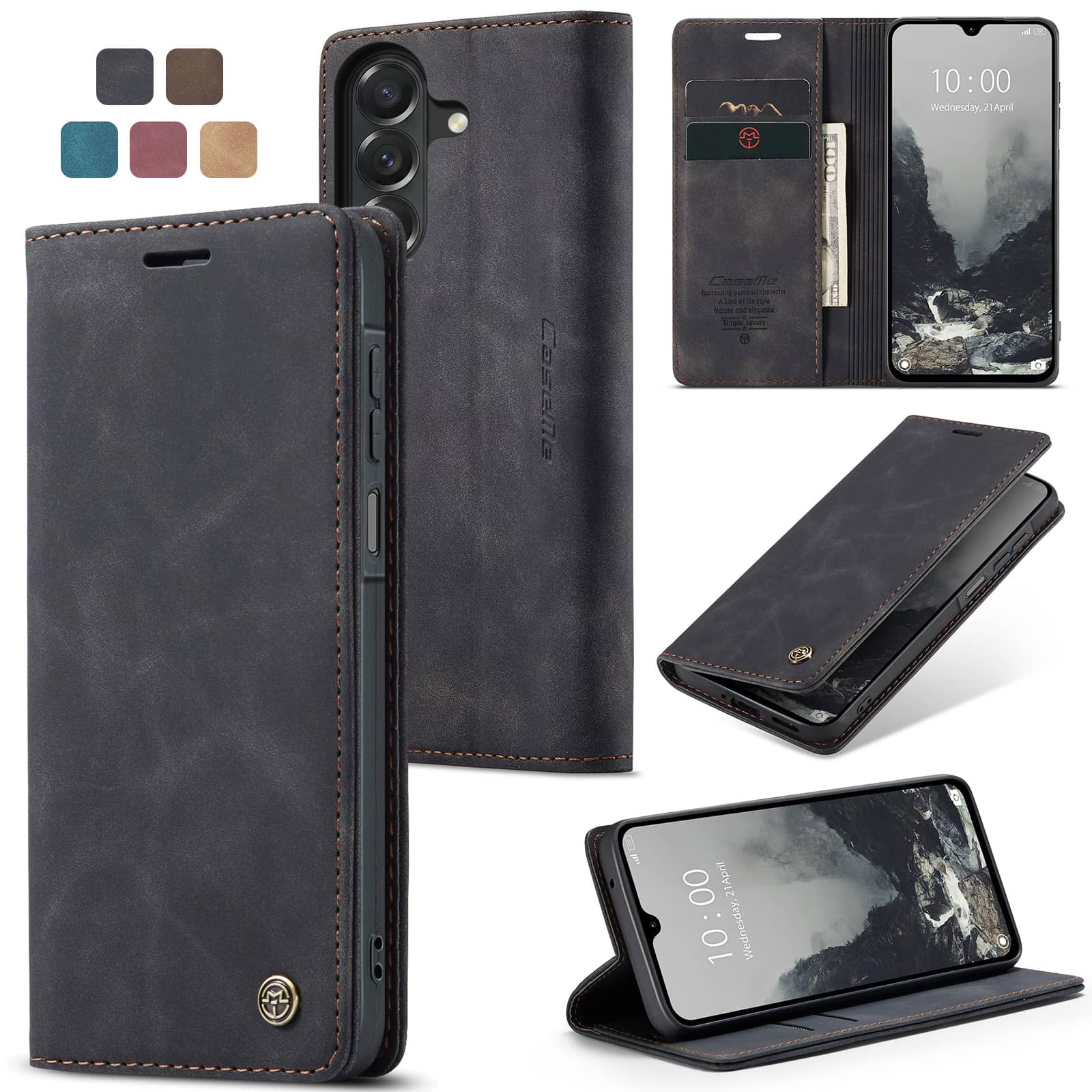 Flip Wallet Case for Samsung G - đánh giá và giá Leather Folio Wallet Case