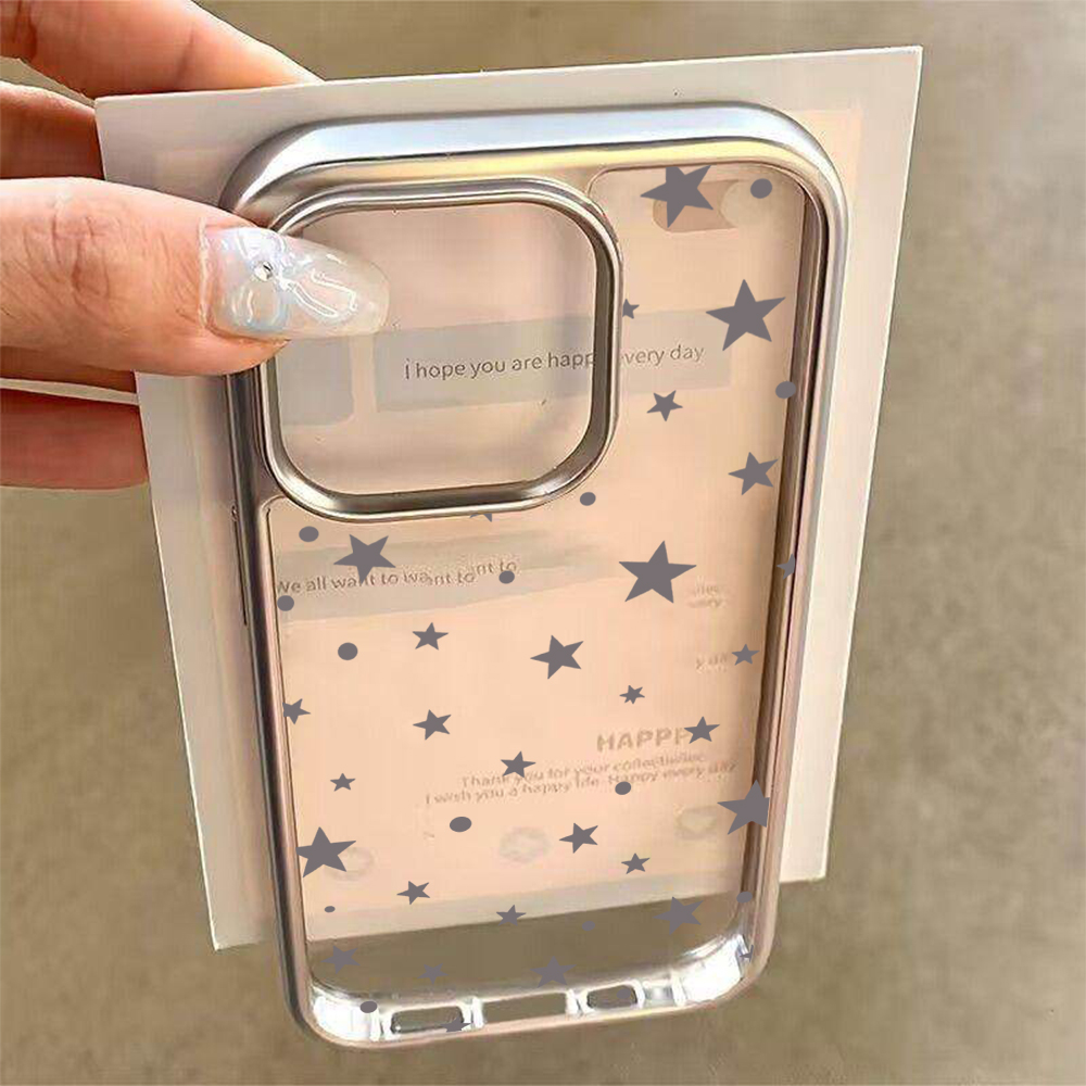 Y2K Stars Fashion Clear Cases  - đánh giá và giá Phone Cases Trending