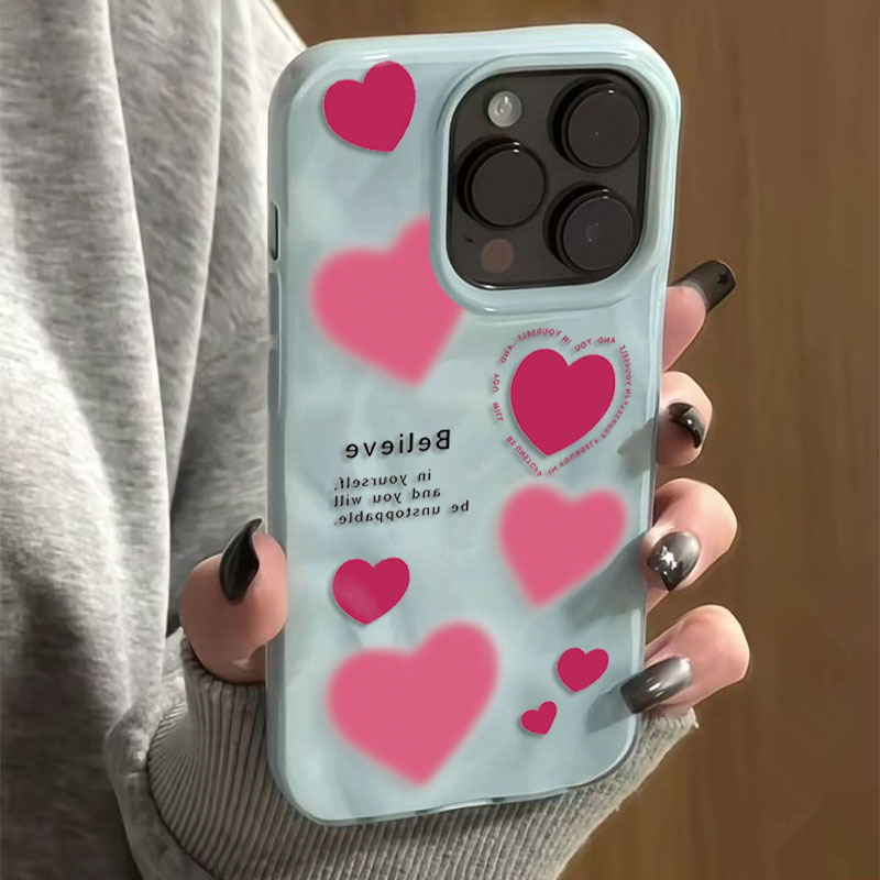 Luxury Pink Love Heart Folds T - đánh giá và giá Phone Cases Expensive