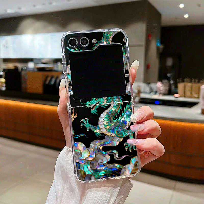 Stylish Tiger Dragon Marble Te - đánh giá và giá Phone Cases Z Flip 6