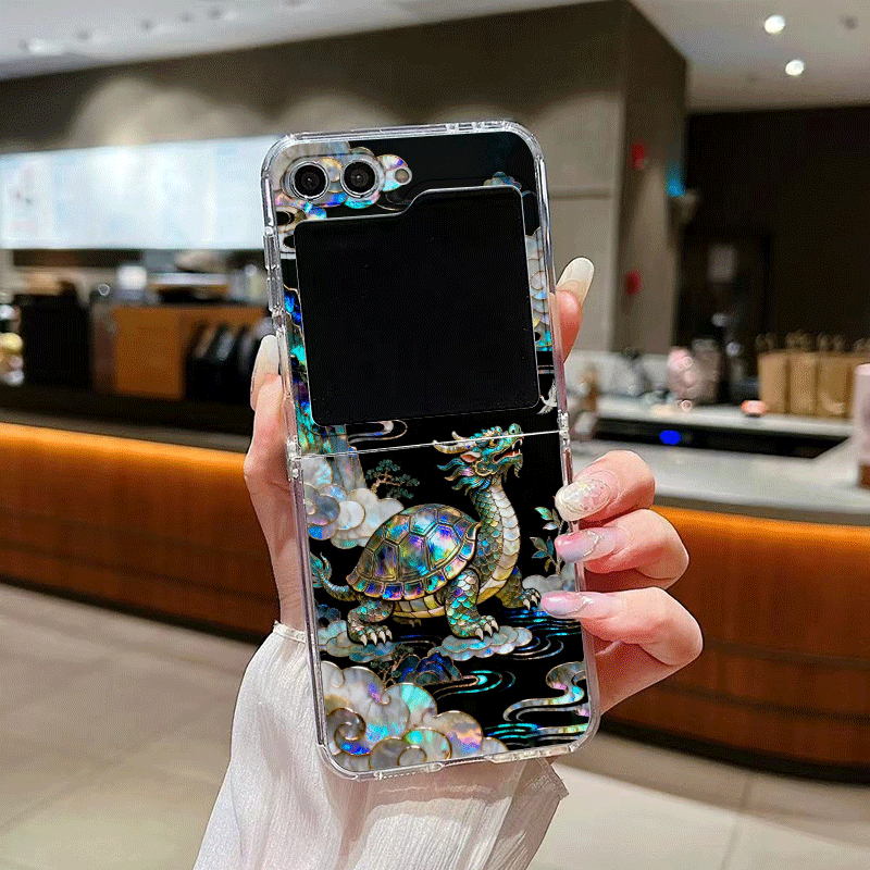 Stylish Tiger Dragon Marble Te - đánh giá và giá Phone Cases Z Flip 6