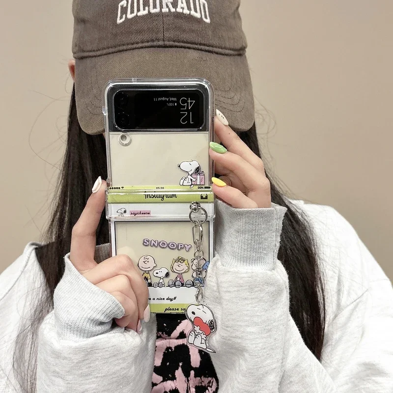 Cute Cartoon Snoopy Charlie Br - đánh giá và giá Phone Cases Z Flip 6