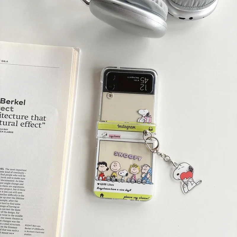 Cute Cartoon Snoopy Charlie Br - đánh giá và giá Phone Cases Z Flip 6