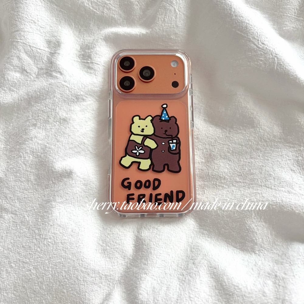 Korean Ins Cute Yellow & Brown - đánh giá và giá Phone Cases Brown