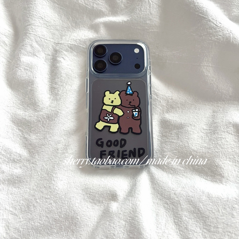 Korean Ins Cute Yellow & Brown - đánh giá và giá Phone Cases Brown