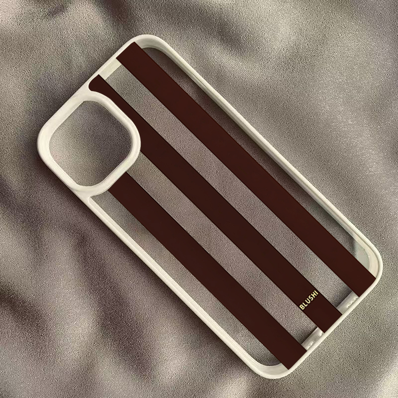 Clear Brown Stripes Phone Case - đánh giá và giá Phone Cases Brown