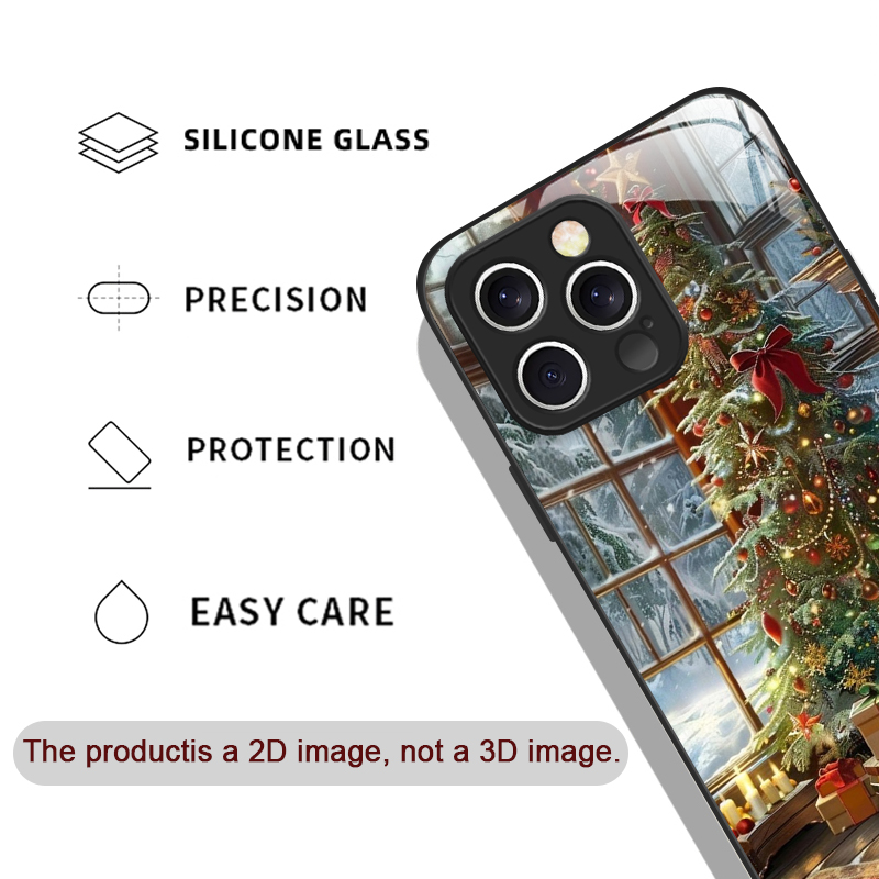Christmas Tree Gift Snowy Town - đánh giá và giá Phone Cases For Iphone 17