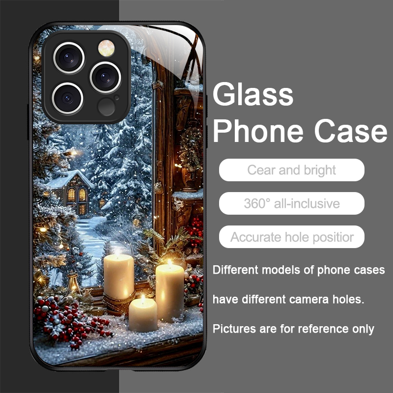Christmas Tree Gift Snowy Town - đánh giá và giá Phone Cases For Iphone 17